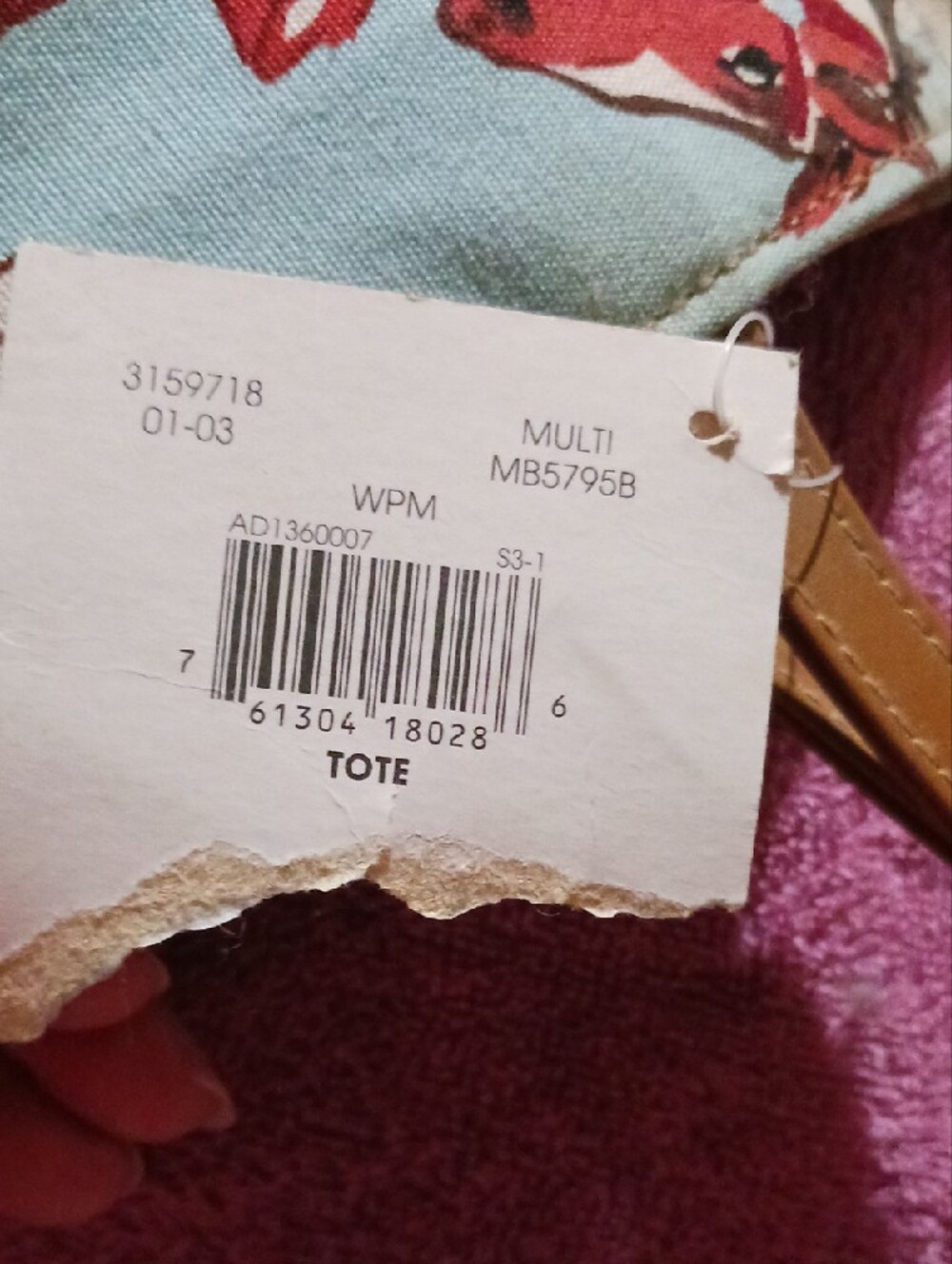 Western Horse and Cowgirl Print Small Bag NWT - Picture 11 of 16